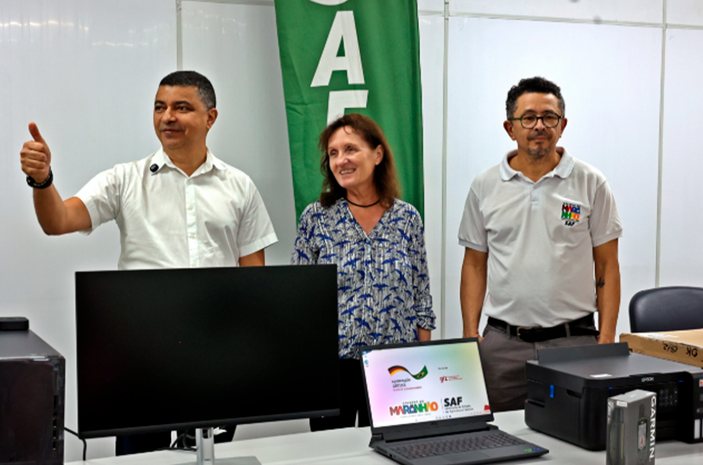 Projeto Agrichains Brasil formaliza entrega de equipamentos para apoio à agenda de regularização ambiental no Maranhão 